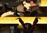 Crying Bolin / Kissing Korra