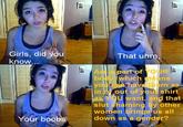 Hey Girls, Did You Know...