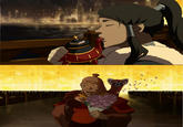 Crying Bolin / Kissing Korra