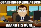And It's Gone