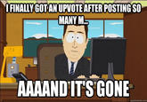 And It's Gone