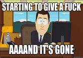 And It's Gone