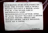 Notes From Chris