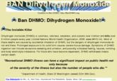 Dihydrogen Monoxide Hoax