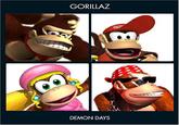 Gorillaz "Demon Days" Cover Art