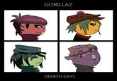 Gorillaz "Demon Days" Cover Art