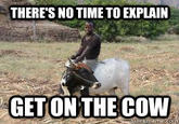 There's No Time To Explain