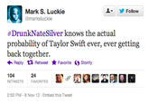 Nate Silver / Drunk Nate Silver