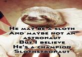 Astronaut Sloth