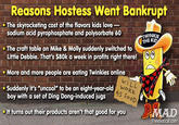 Hostess Bankruptcy / No More Twinkies