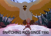 Golden Eagle Snatches Kid