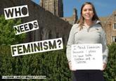 Who Needs Feminism?