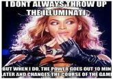 Beyonce's Illuminati Sign