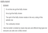 Peyton's Fluffy Chicken