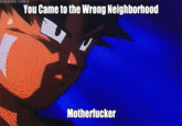 You Came to the Wrong Neighborhood
