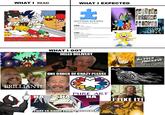 What I Watched / What I Expected / What I Got