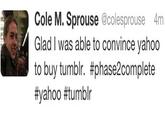 Cole Sprouse's Tumblr Experiment