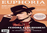 EUPHORIA Class and Style 2014 QUIRK FACTOR graphic tees that deliver the LULZ this summer's trenchcoats for avoiding the sun free sample MOUNTAIN DEw MYSTIQUE cologne FEDORA FLOURISHES! Tips& Tricks to showcase your intellect ISSUE 3 $12.00 5 011914 104277