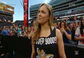 i0 OER 9000! Ronda Rousey Vegeta Dragon Ball Z fan sport venue crowd product structure audience