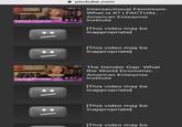 youtube.com -11 Intersectional Feminism: What is it? | FACTUAL... American Enterprise 8:13Institute Factual Feminist [This video may be inappropriate] [This video may be inappropriate] The Gender Gap: What the World Economic... American Enterprise 6:51 Institute Factual Feminist [This video may be inappropriate] [This video may be inappropriatel [This video may be