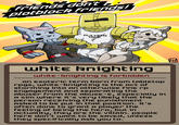 plotbloch friends! 0 PLAYETH A white Rnighting white-Rnighting is forbidden An Esoteric term born from tAbletop rpgs, white-R