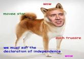 wow movee stan such truasre we must eat the declaration of independence woW