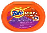CANDIES TM PODS CANDY rpring meadow™ SWEET AND CHEWY! WARNING: DO NOT USE FOR LAUNDRY CAUTION: NO PRECAUTIONS NEEDED 1.94 kg 429LB) 6902