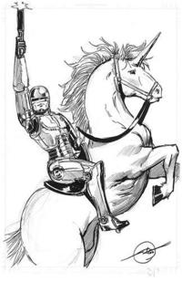 Robocop On A Unicorn