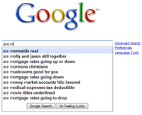 Google Search Box Suggestions