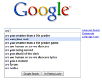 Google Search Box Suggestions