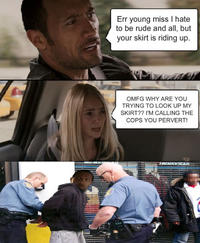 The Rock Driving
