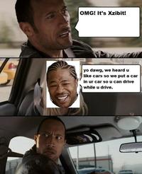 The Rock Driving