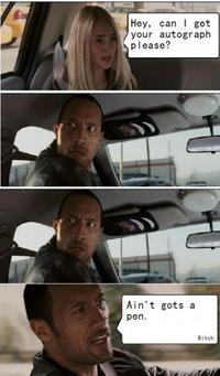 The Rock Driving