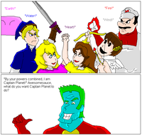 Summoning Captain Planet