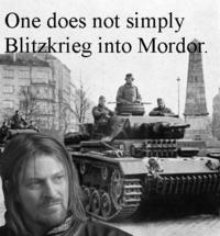 One Does Not Simply Walk into Mordor