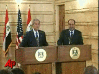 Iraqi Shoe Toss