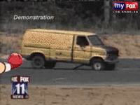 Exploding Van