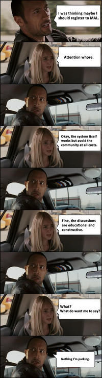 The Rock Driving