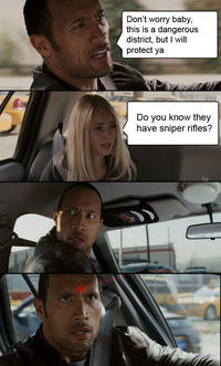 The Rock Driving