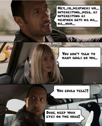 The Rock Driving