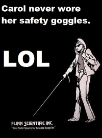 Carol’s Safety Goggles