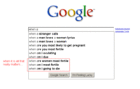 Google Search Box Suggestions
