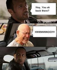 The Rock Driving