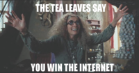 You Win the Internet!