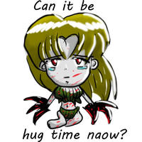 Is it can be hugs tiem now plees?