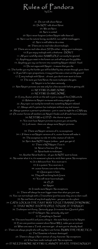 Rules of the Internet