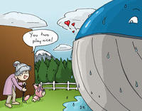 Hot Skitty on Wailord Action