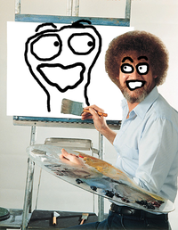 Photoshop Bob Ross
