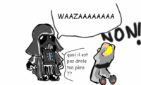 "Luke, je suis ton père" cartoon parodies