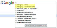 Google Search Box Suggestions